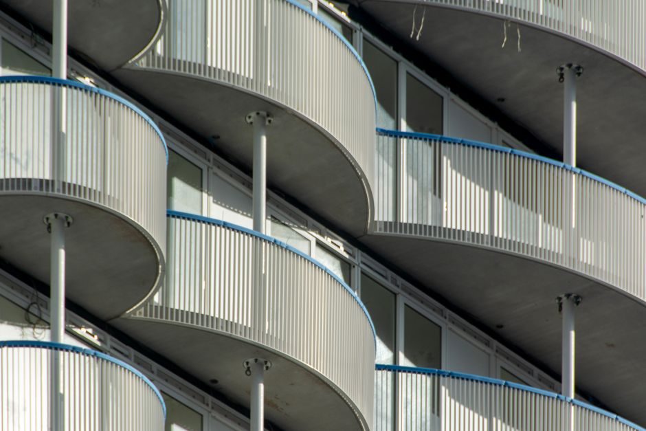 北倫敦新建公寓外觀與露台