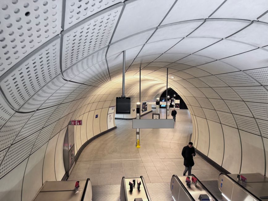 A modern London underground station representing the importance of transport connectivity for property investment