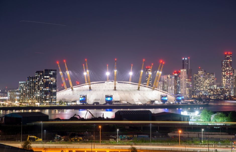 Greenwich Peninsula riverside apartments with Thames waterfront, Zone 2 London