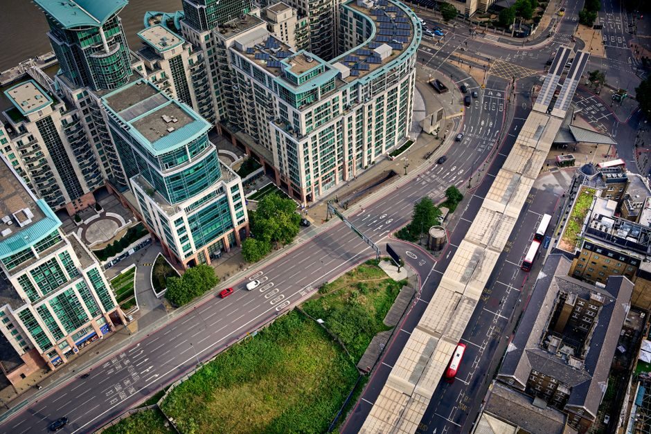 Modern residential apartments in East London