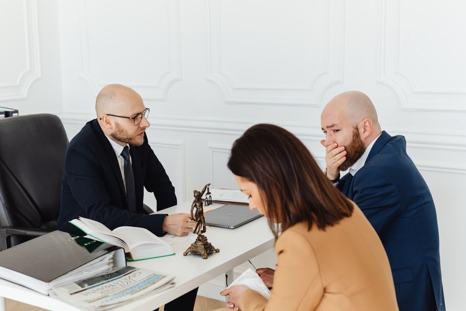 A solicitor reviewing a deed of trust document for a UK property purchase