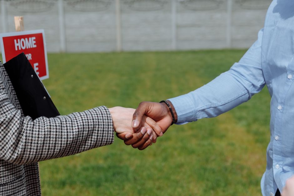 Property management professional discussing landlord obligations