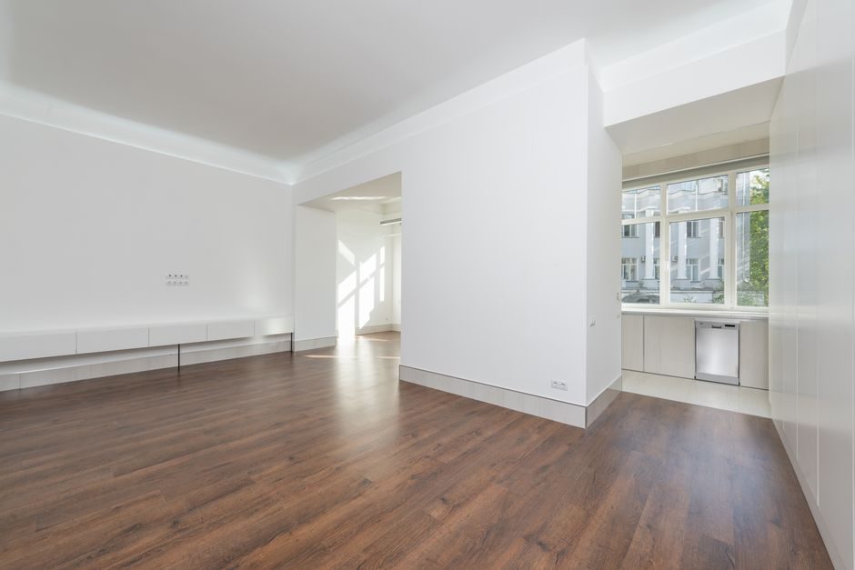A modern new-build apartment interior in London suitable for buy-to-let