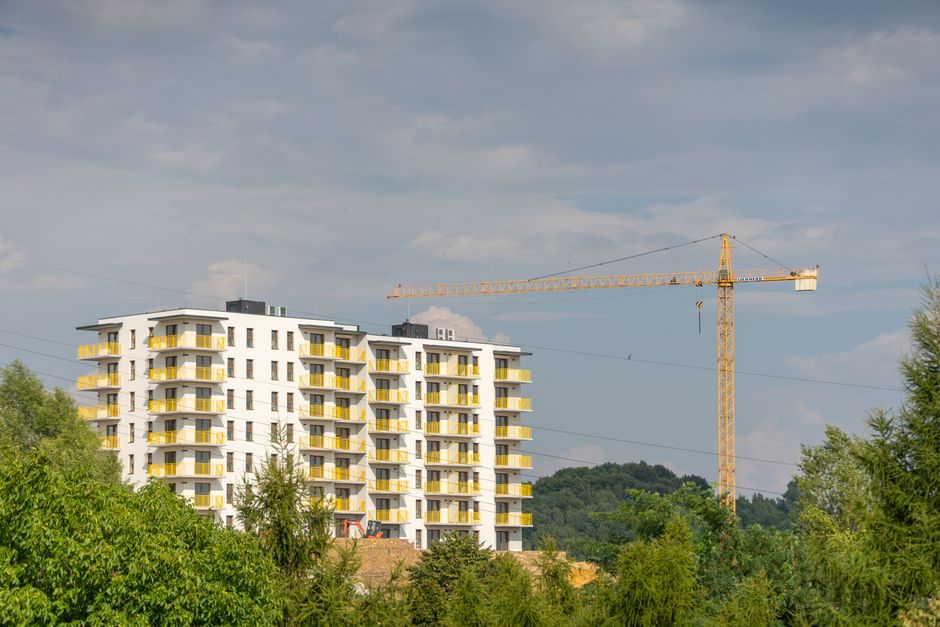 英國新建公寓建築工地