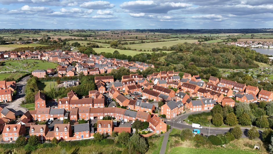 Modern new-build freehold houses on a UK residential estate