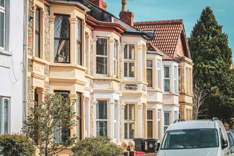 A residential street in the United Kingdom