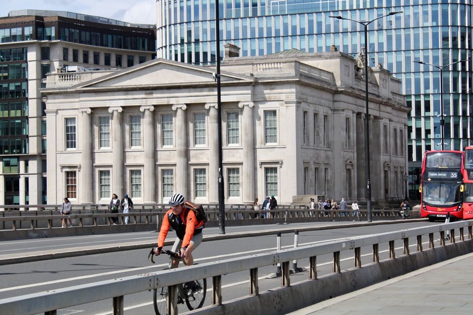 The Bank of England in the City of London