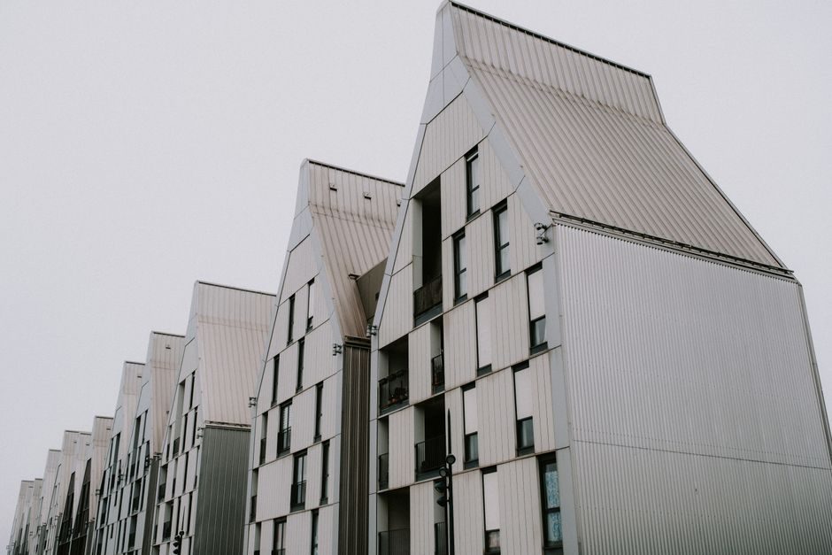 New-build residential development in London