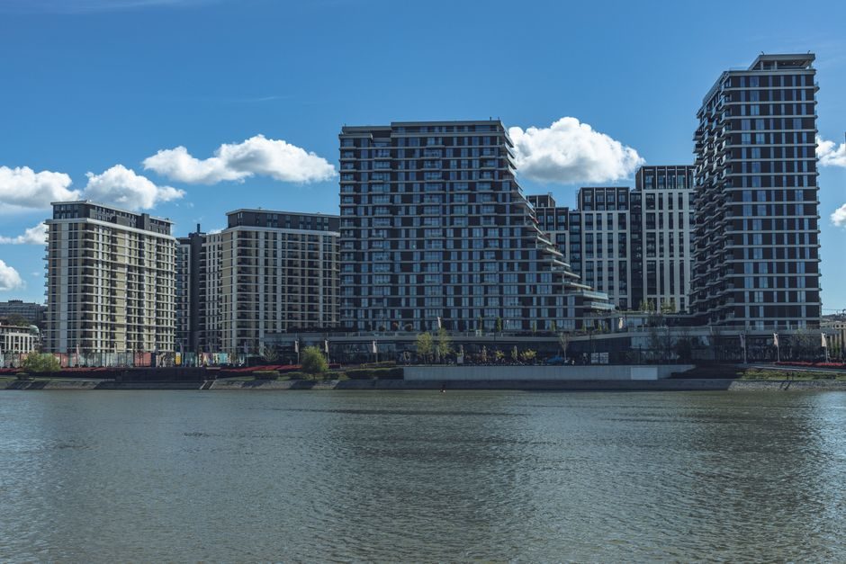New-build residential buildings in London