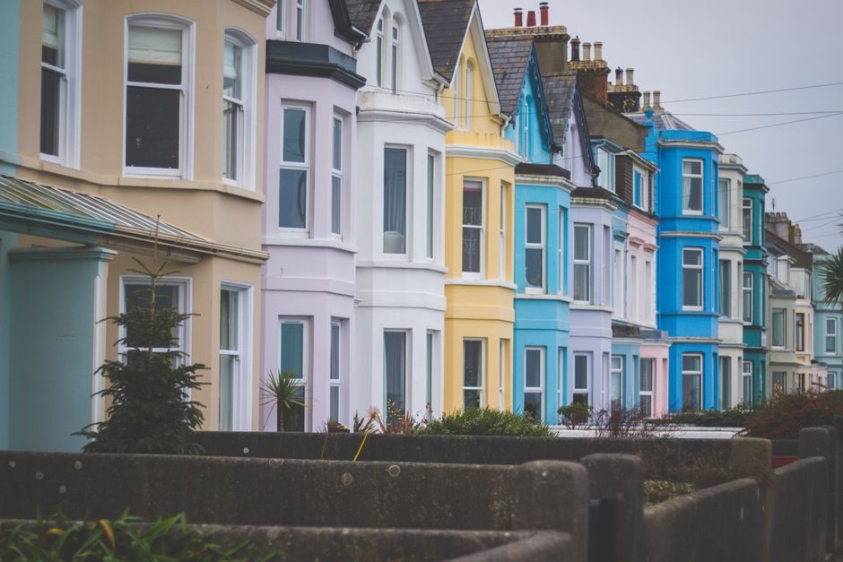 A residential street in London