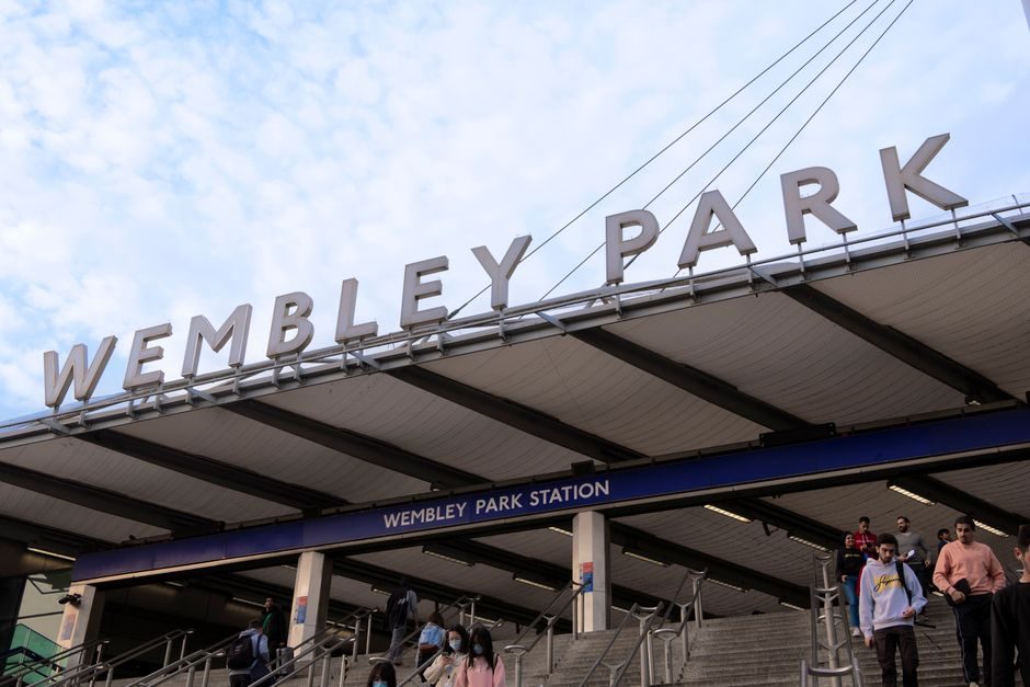 北格林威治 Jubilee line 地鐵站入口,現代建築外觀