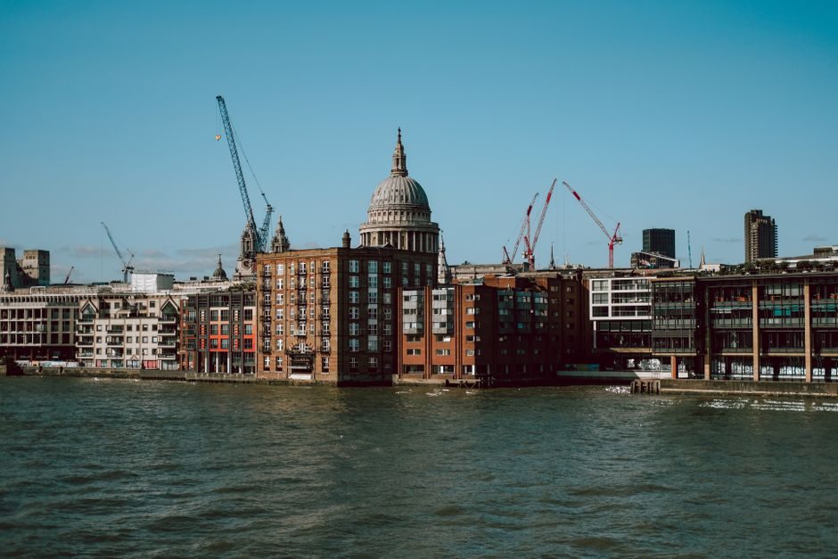 Modern new-build residential apartments in London